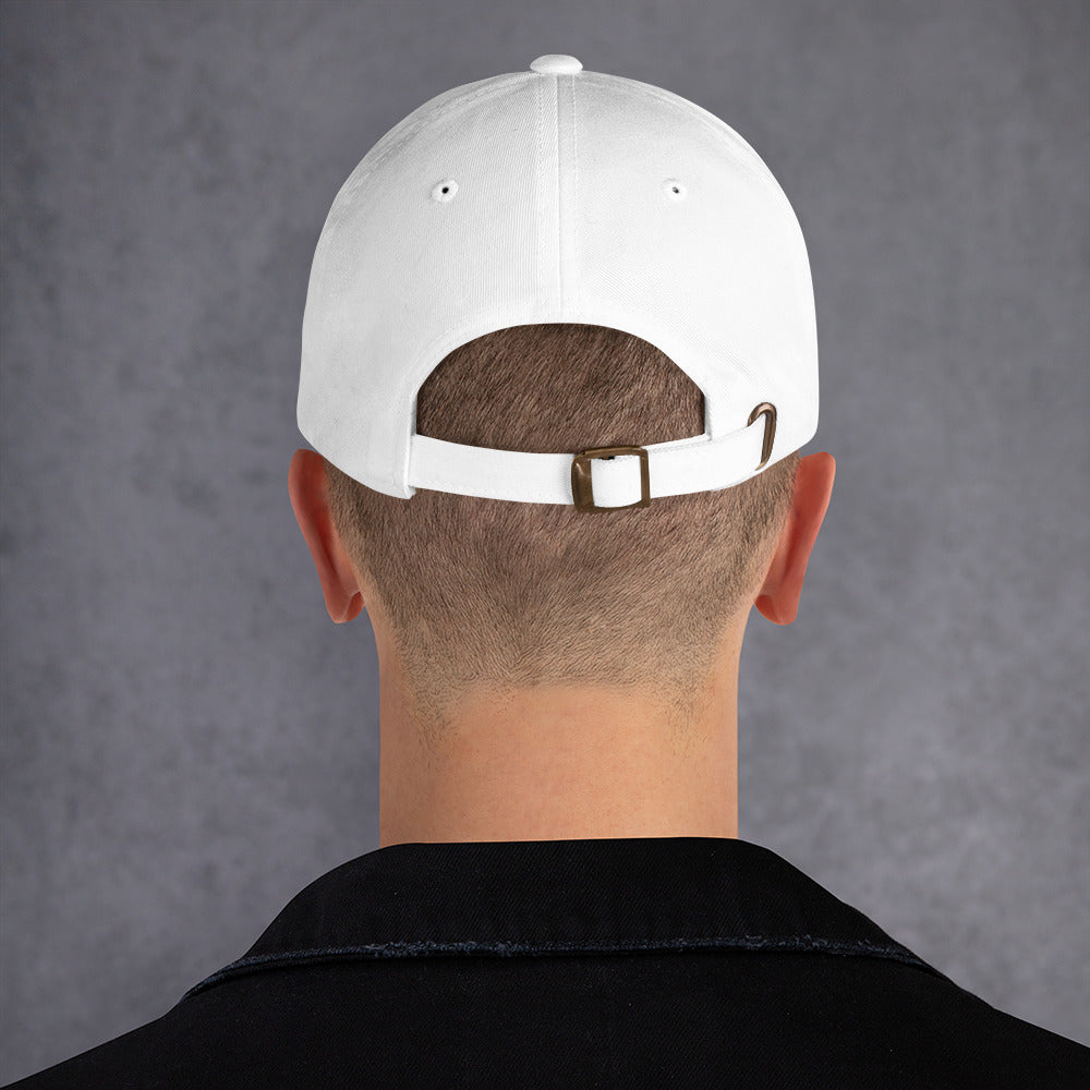 Embroidered outline : Unisex Dad hat