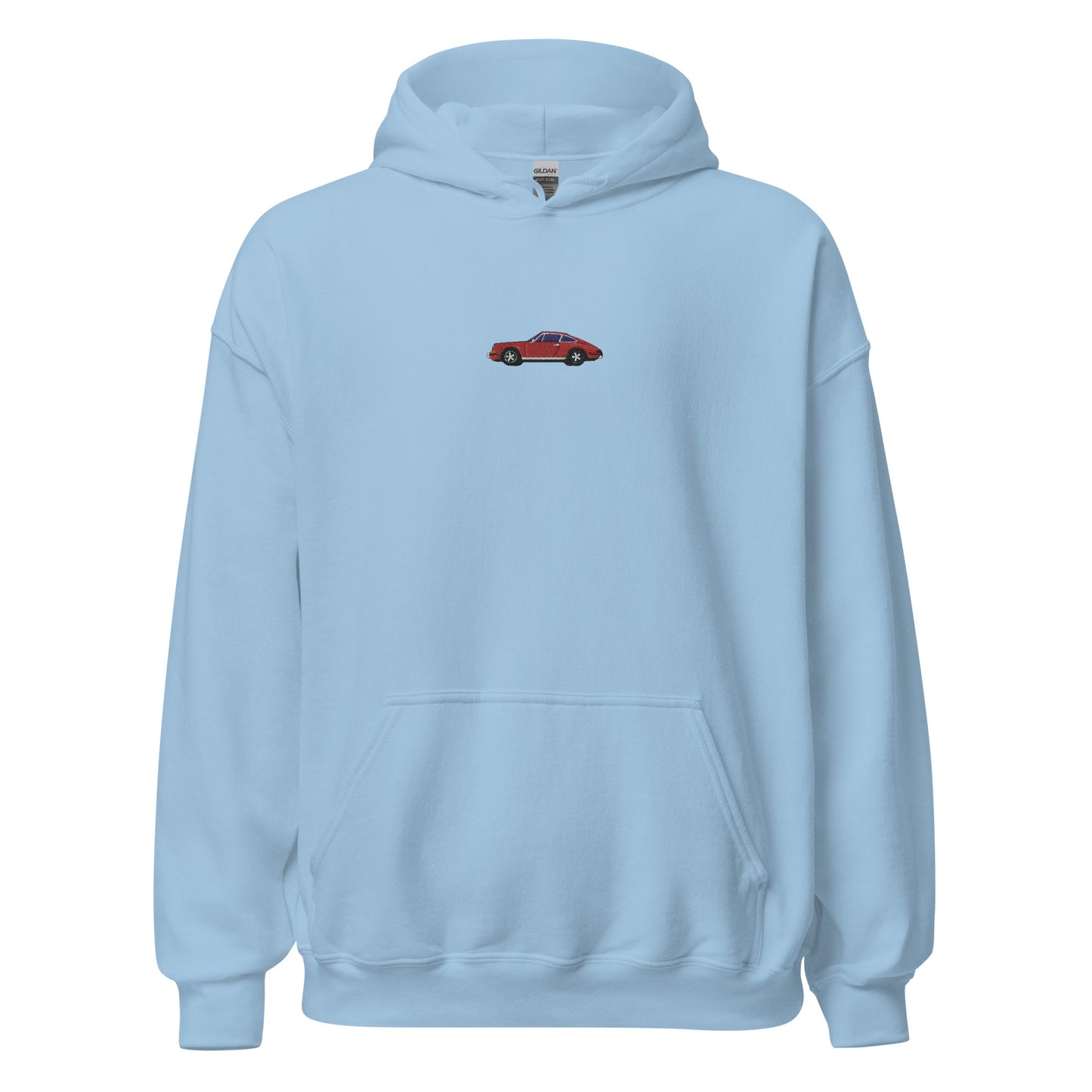 Custom Embroidered image SMALL central: Unisex Hoodie