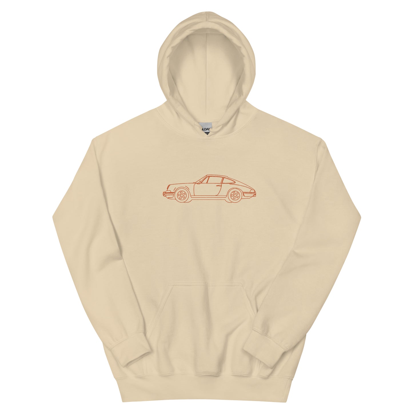 Custom Embroidered OUTLINE LARGE central: Unisex Hoodie