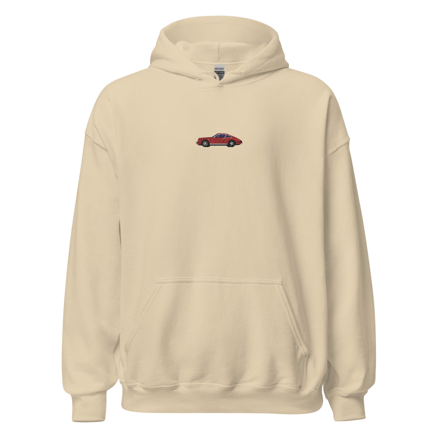 Custom Embroidered image SMALL central: Unisex Hoodie