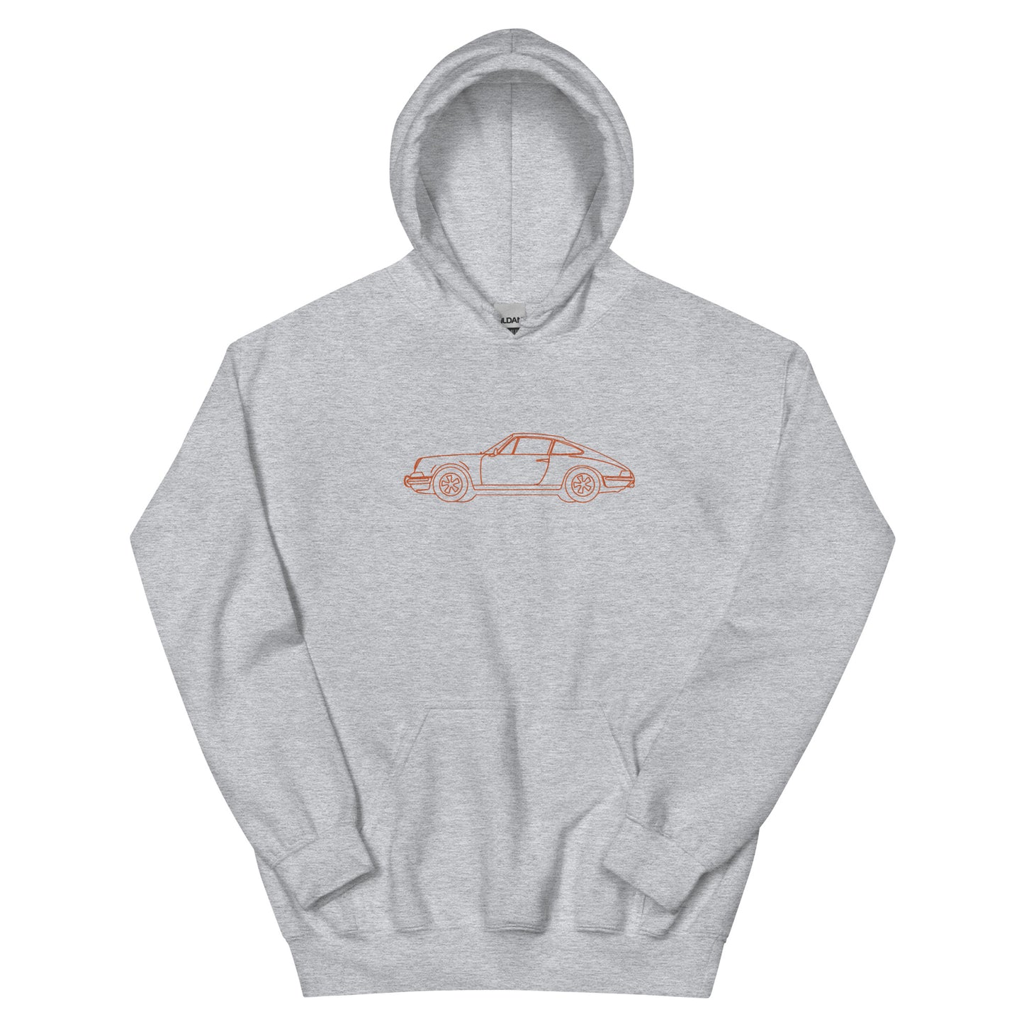 Custom Embroidered OUTLINE LARGE central: Unisex Hoodie