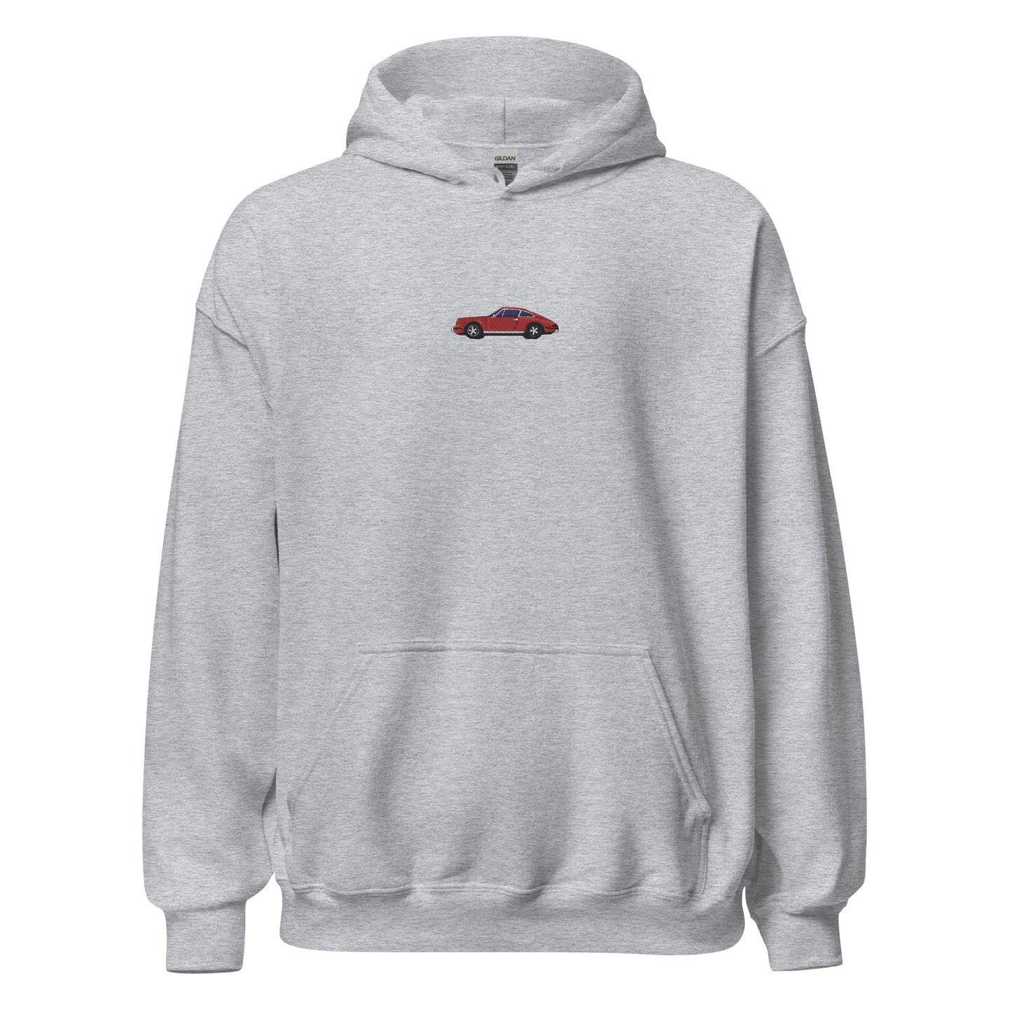 Custom Embroidered image SMALL central: Unisex Hoodie