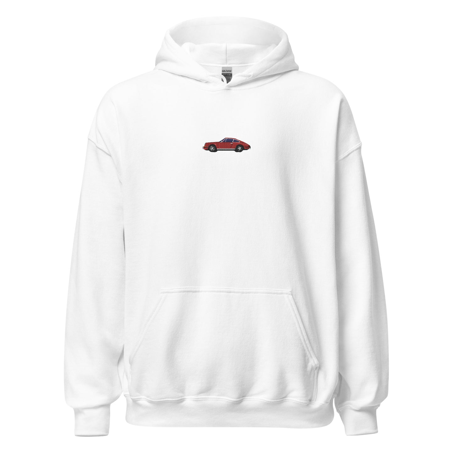 Custom Embroidered image SMALL central: Unisex Hoodie